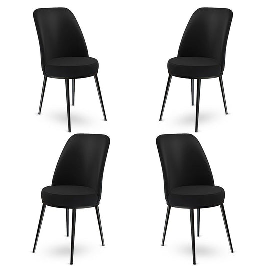 Dexa - Black - Chair Set (4 Pieces)