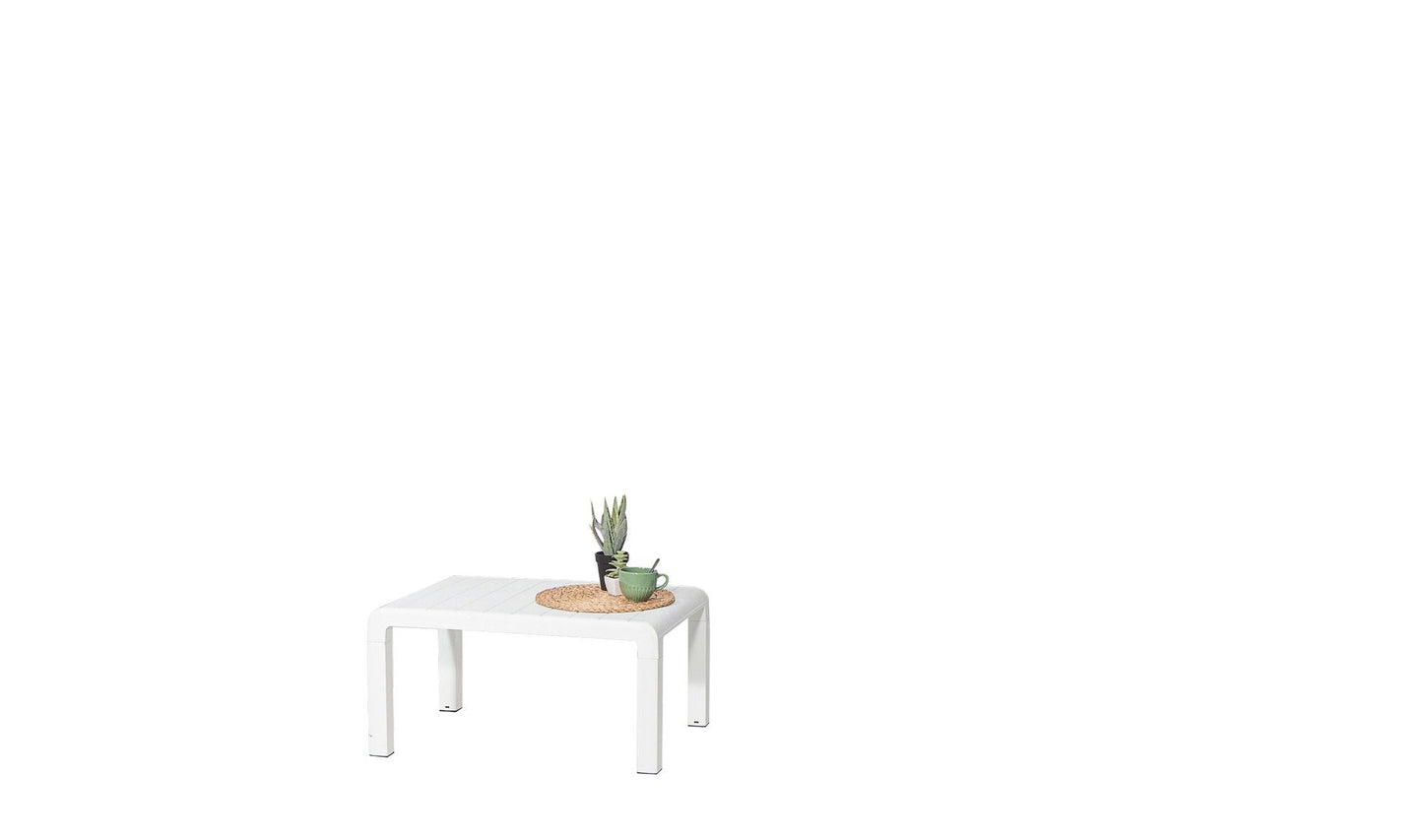 Lara 1+1+S Takim - White - Garden Lounge Set