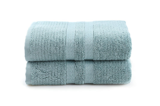 Ayliz - Water Green - Bath Towel Set (2 Pieces)
