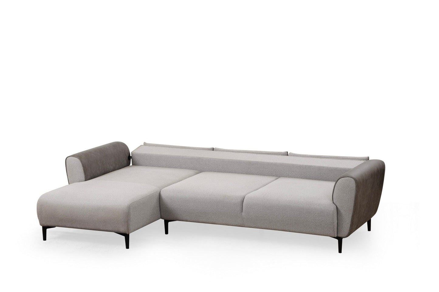 Aren Left - Grey - Corner Sofa-Bed
