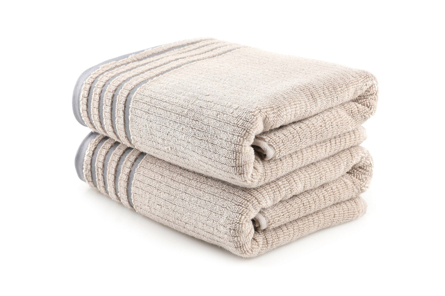 Mayra - Light Brown - Bath Towel Set (2 Pieces)