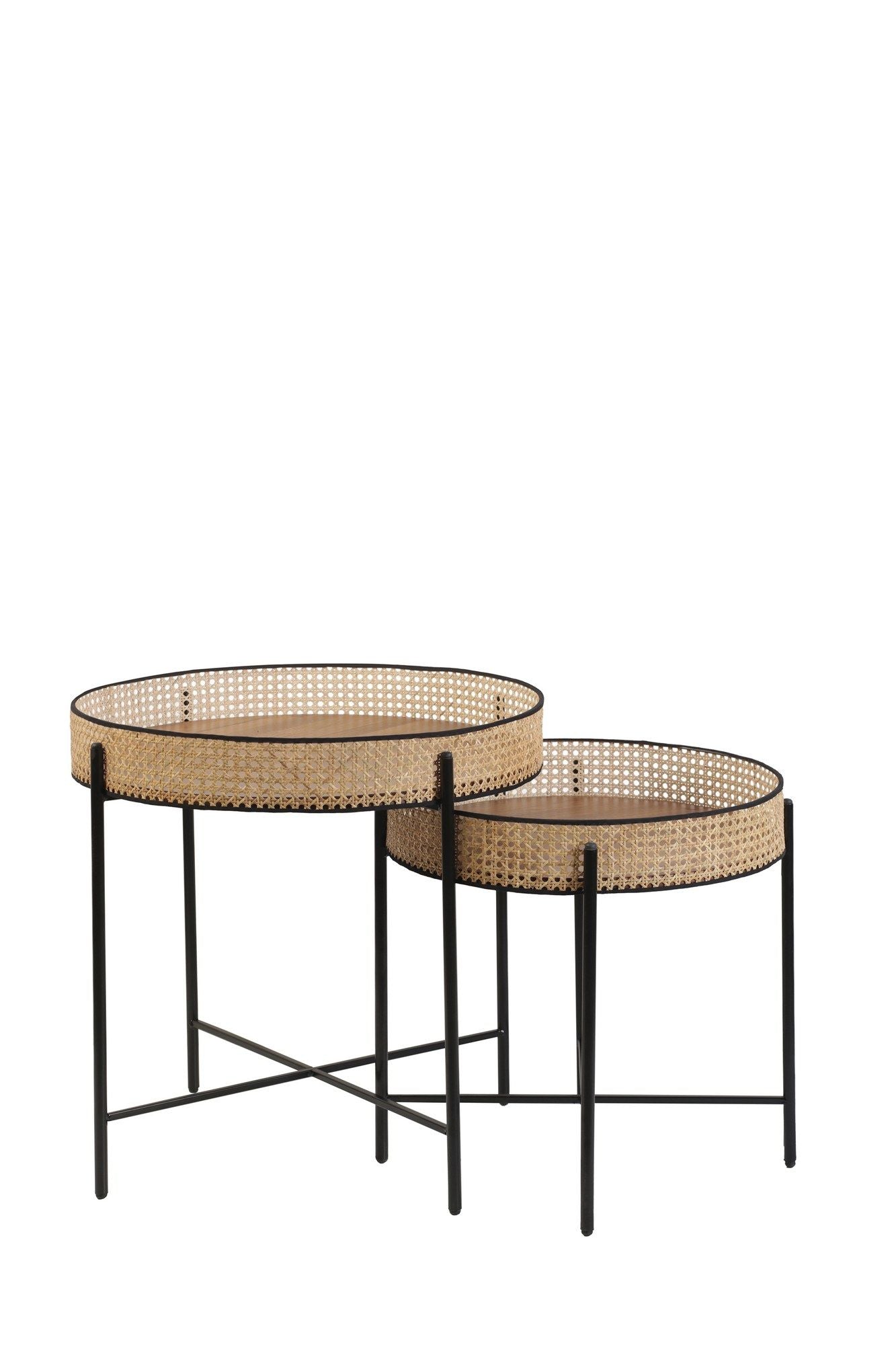 Kolezyum - Black - Nesting Table (2 Pieces)