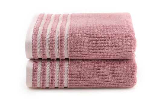 Mayra - Rose - Hand Towel Set (2 Pieces)