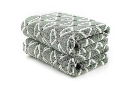 Delta - Green - Bath Towel Set (2 Pieces)