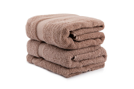 Colorful - Brown - Towel Set (3 Pieces)