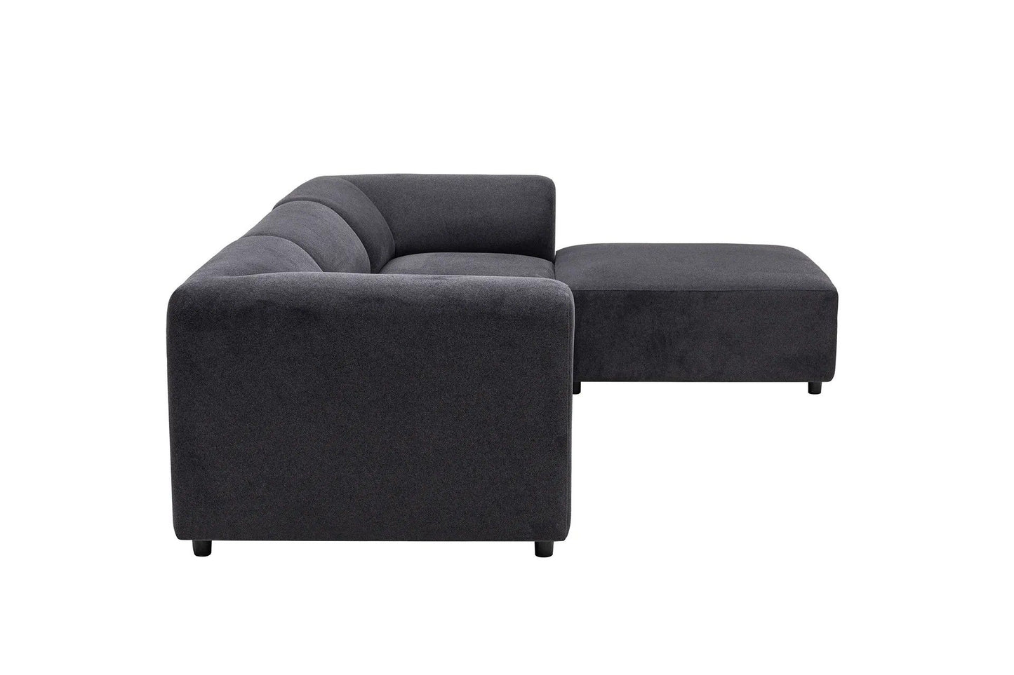 Alpha Right - Anthracite - Corner Sofa