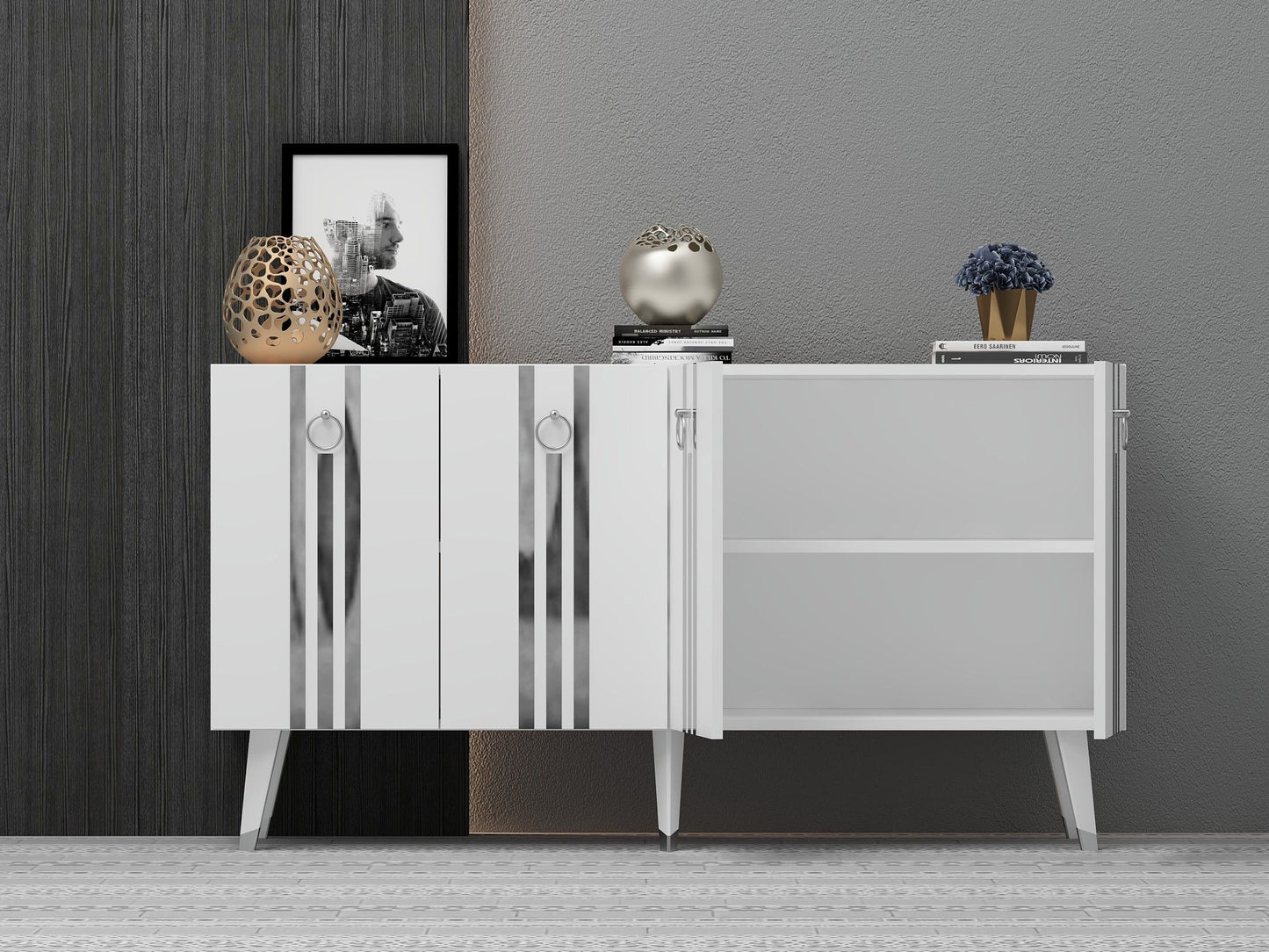Isil v2 - White, Silver - Console