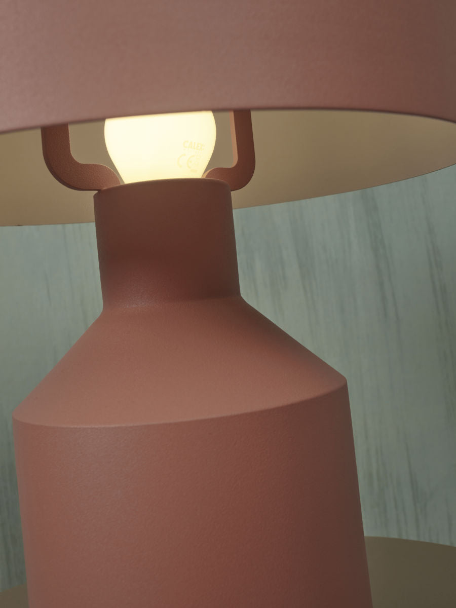 Bordlampe jern Porto h.30x25cm, terra / Outlet
