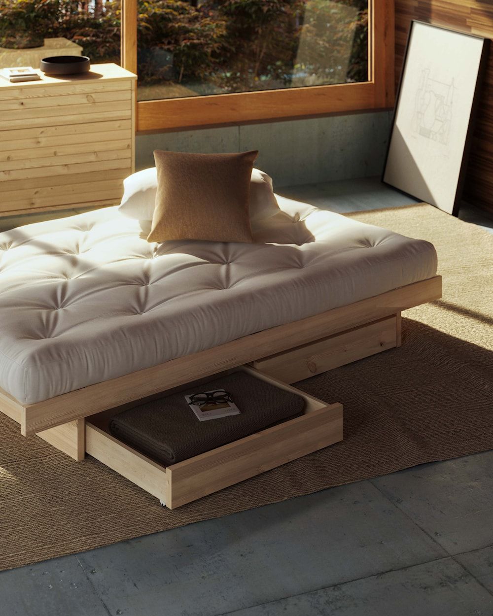 KANSO BED RAW 180 X 200