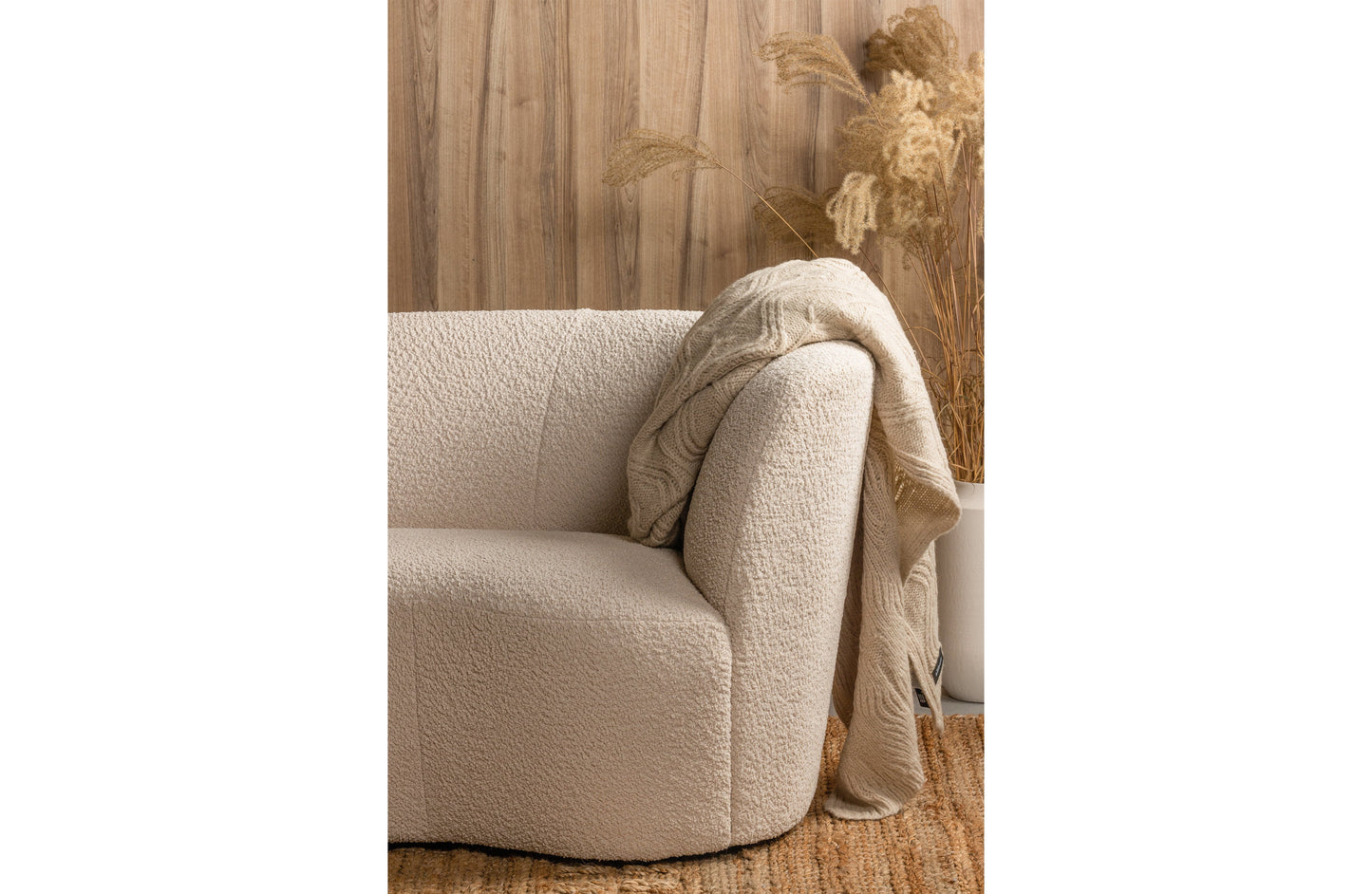 Stone Small - Sofa Højre, Cream / Outlet