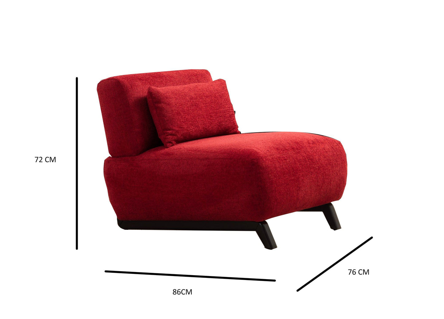 Mokka Red - Wing - Wing Chair