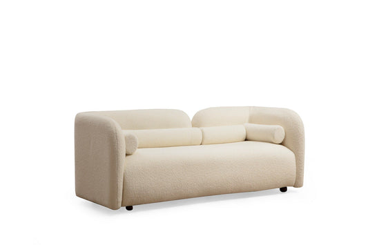 Victoria Bouclette - Cream - 2-Seat Sofa