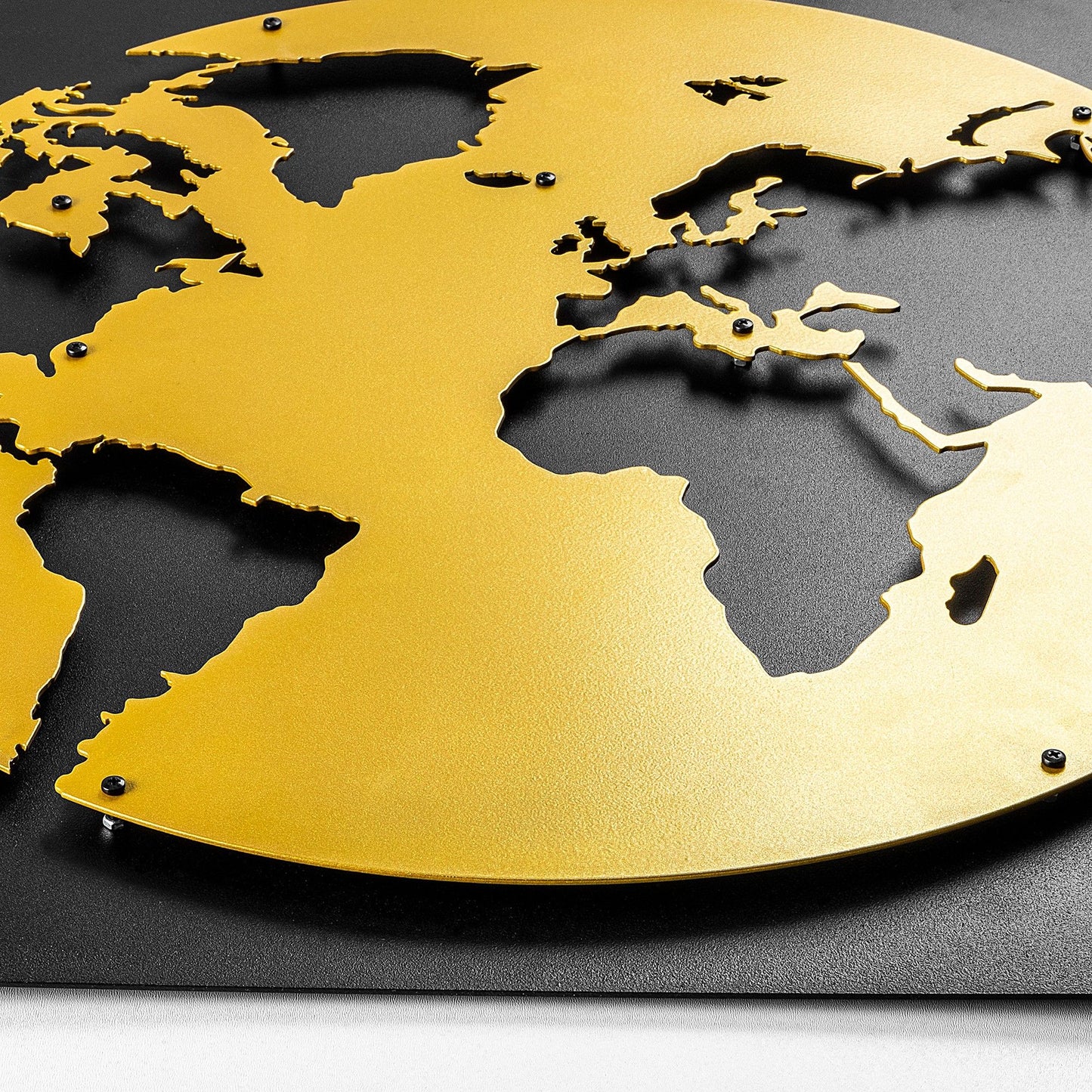 My World 2 - Gold - Decorative Metal Wall Accessory
