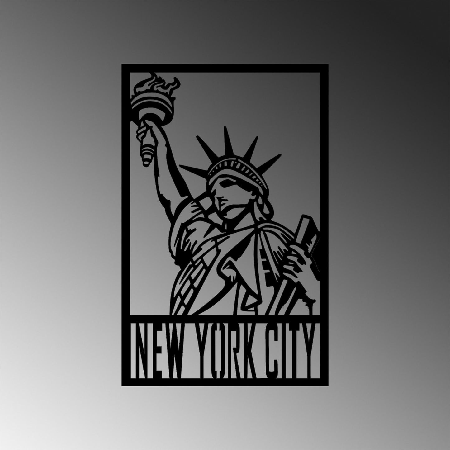 New York City - Decorative Metal Wall Accessory