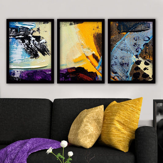 3SC21 - Decorative Framed Painting (3 Pieces)