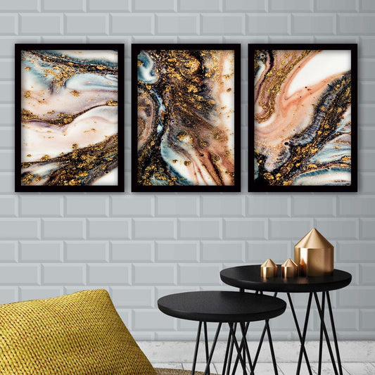 3SC23 - Decorative Framed Painting (3 Pieces)