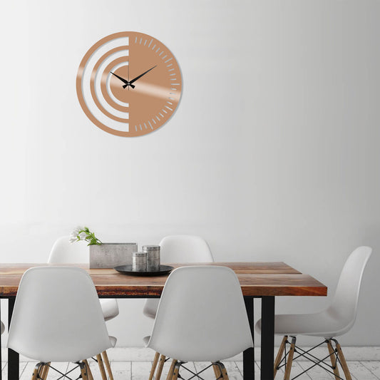 Metal Wall Clock 8 - Copper - Decorative Metal Wall Clock