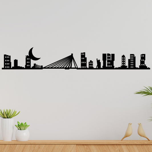 Rotterdam Skyline - Decorative Metal Wall Accessory