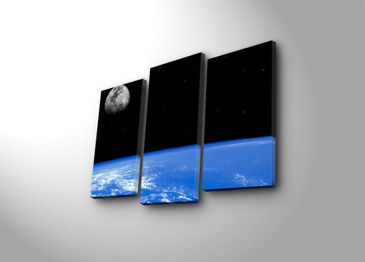 3PATDACT-31 - Decorative Led Lighted Canvas Painting (3 Pieces)