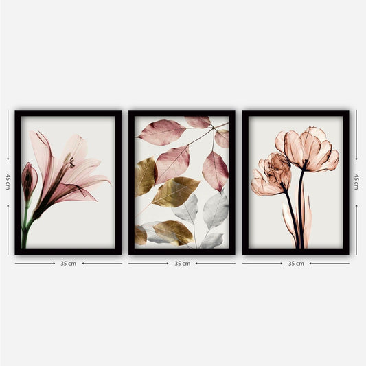 3SC194 - Decorative Framed Painting (3 Pieces)