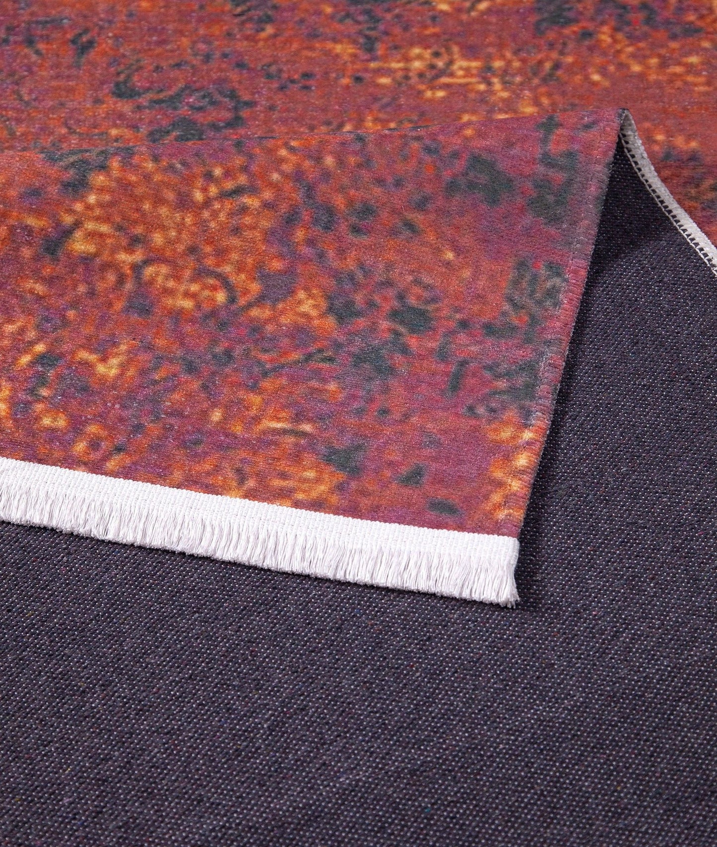 1069 - Flerfarvet - Halltæppe (80 x 200)
