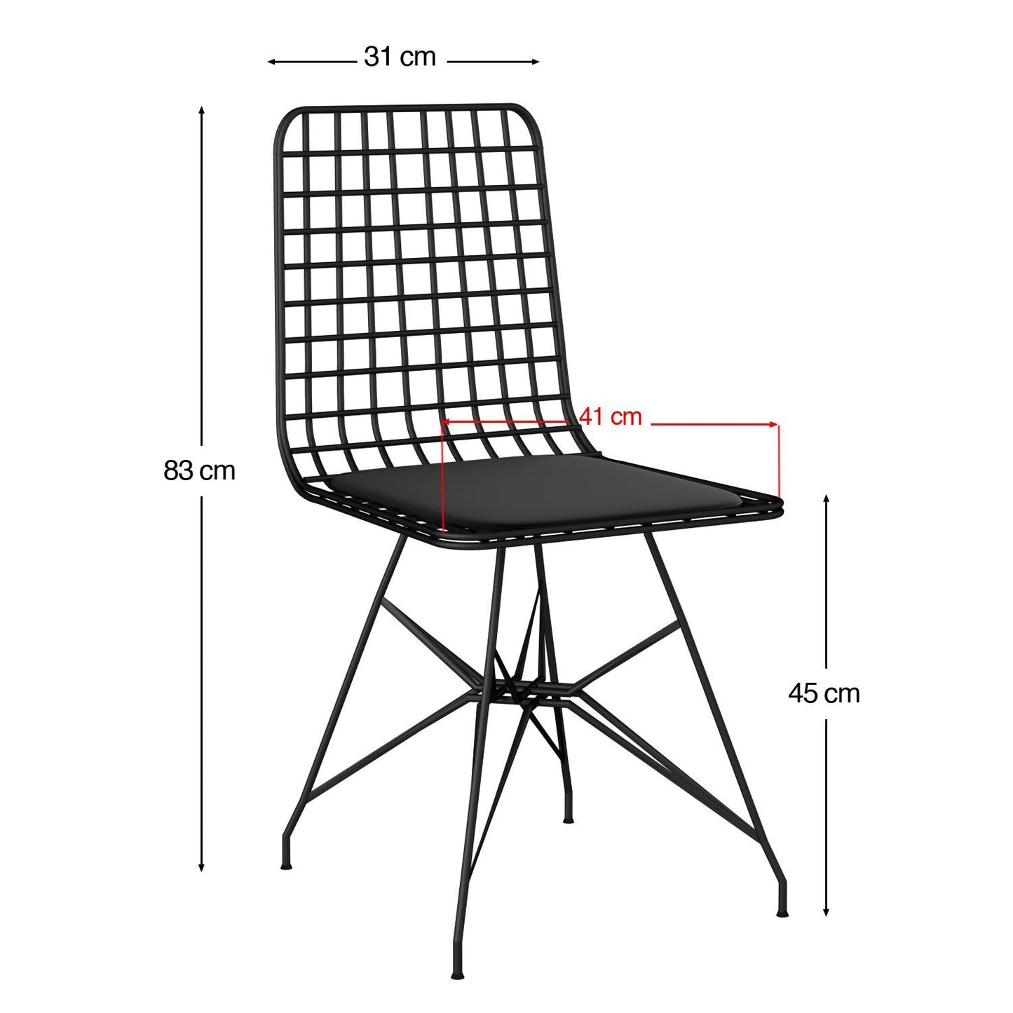 Nmsymk001 - Sæt med bord og stole (5 stk)