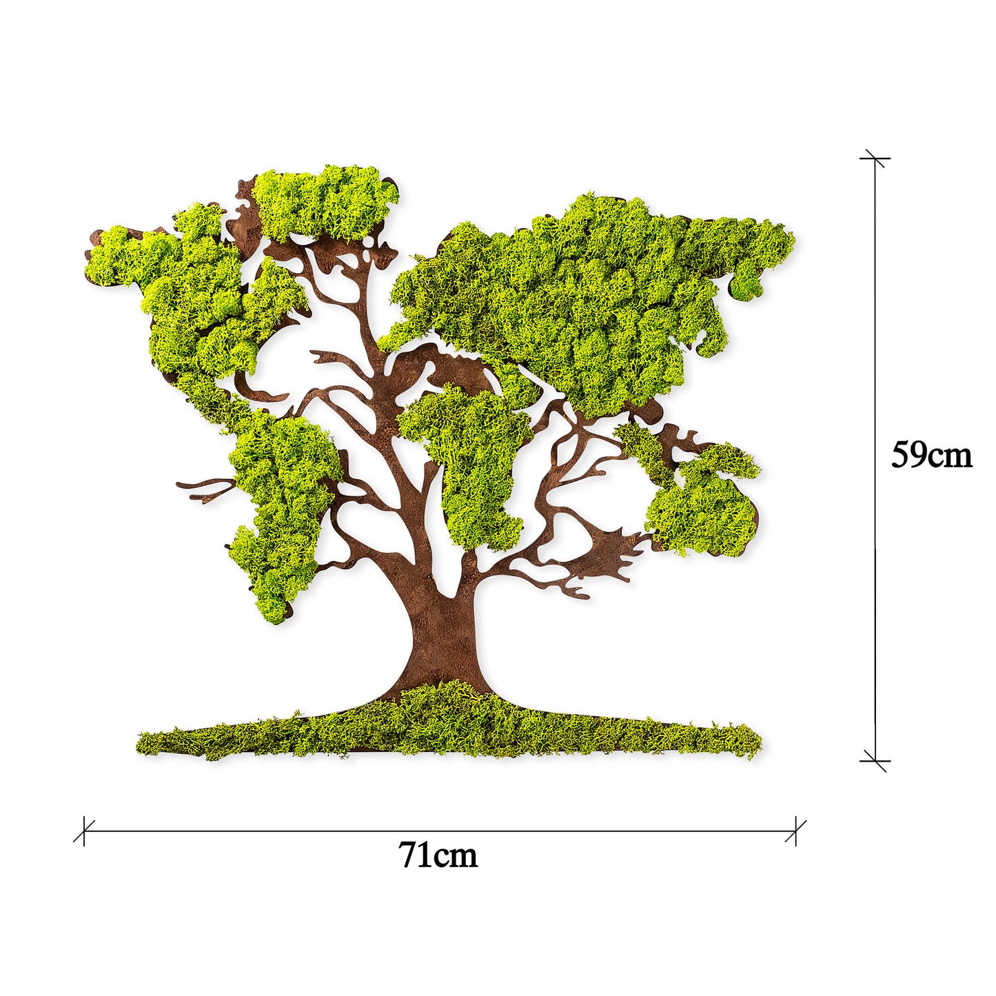 Træ 2 - Dekorativt vægtilbehør
