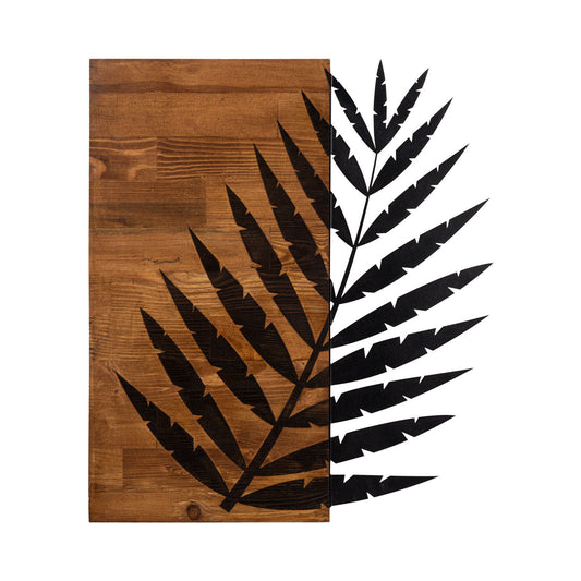 Leaf3 Metal Decor - Dekorativt trævægtilbehør