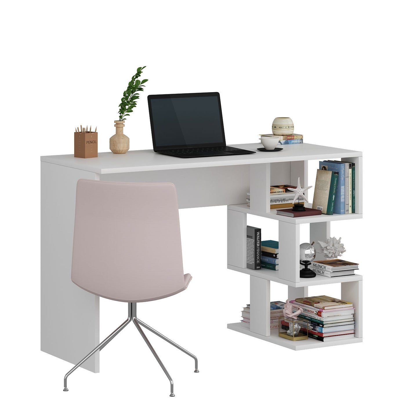 Dardanos - Hvid - Study Desk