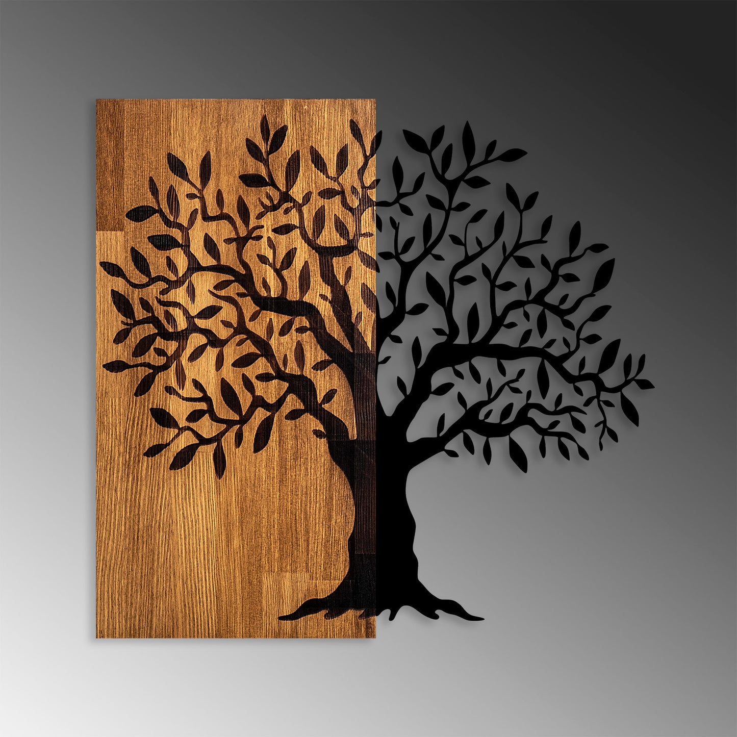 Mystisk træ - 371 - Dekorativt trævægstilbehør