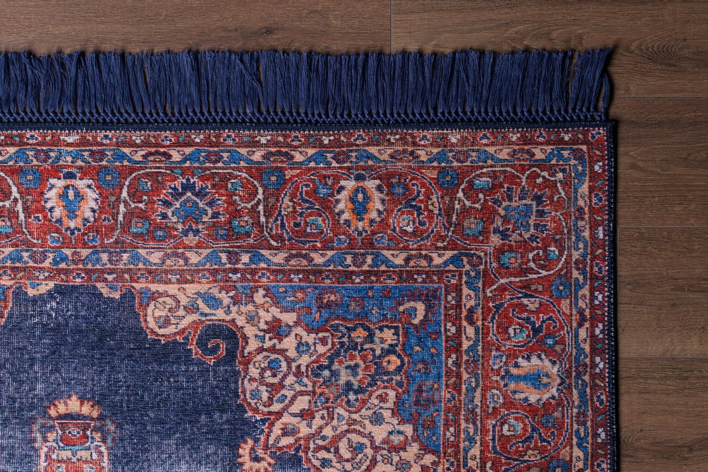 Blues Chenille - Mørkeblå AL 87 - Tæppe (140 x 190)