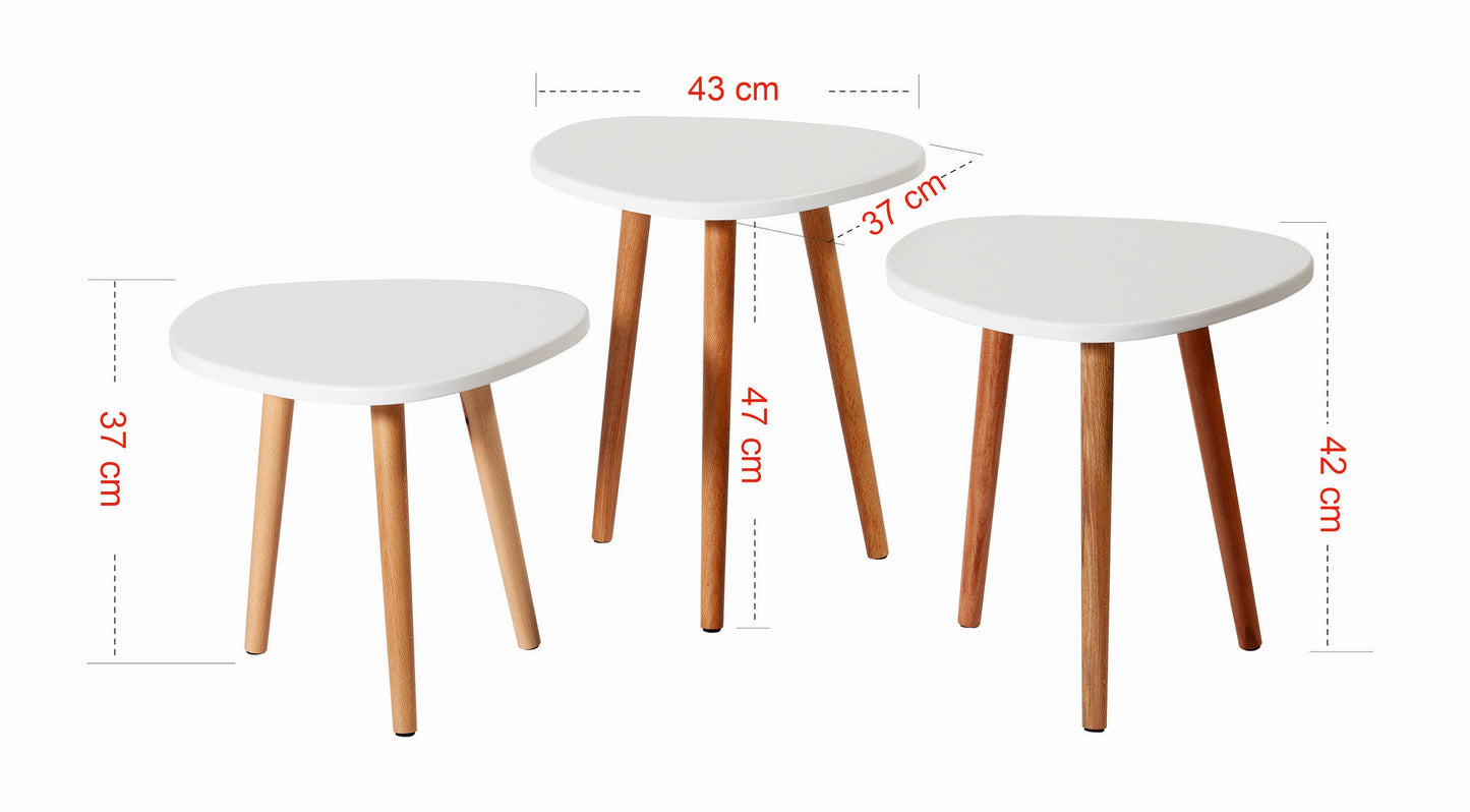 Tuvalle 051 - Nesting Table (3 Pieces)