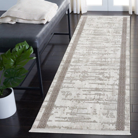Basak 0185A - Brown - Carpet (80 x 300)