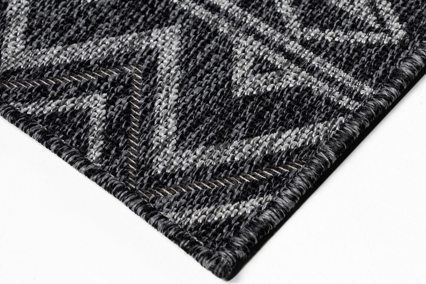 01148B - Grey, Anthracite - Carpet (120 x 180)