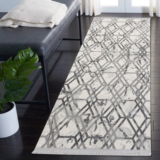 Basak 0182A - Grey - Carpet (120 x 200)