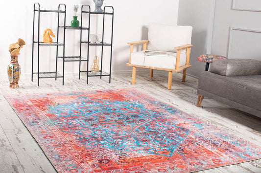 Fusion Chenille - Red AL 228  - Hall Carpet (75 x 150)
