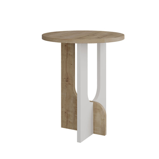 Luna - Oak, Hvid - Side Table