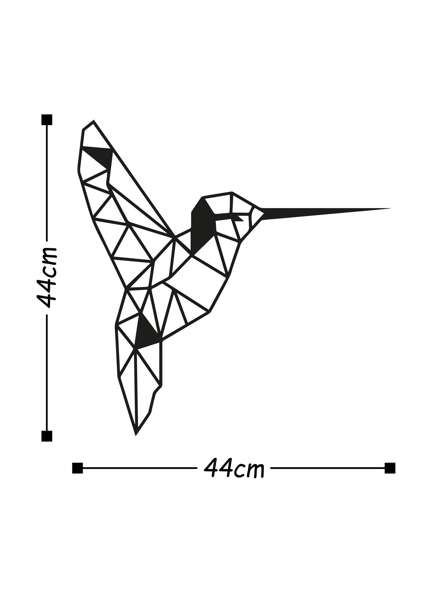 Bird - dekorativt metalvægtilbehør