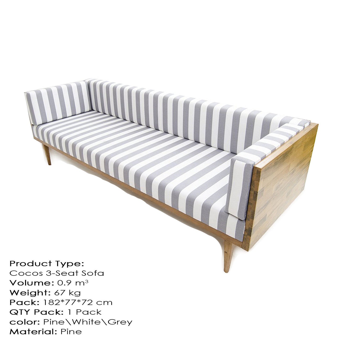 Cocos Medium - 3-sæders sofa