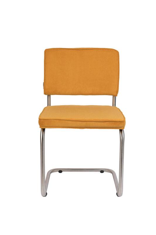 Zuiver | CHAIR RIDGE BRUSHED RIB YELLOW 24A Default Title