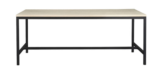 Rowico | Everett matbord 180 vitpigmenterad ek/svart. Default Title