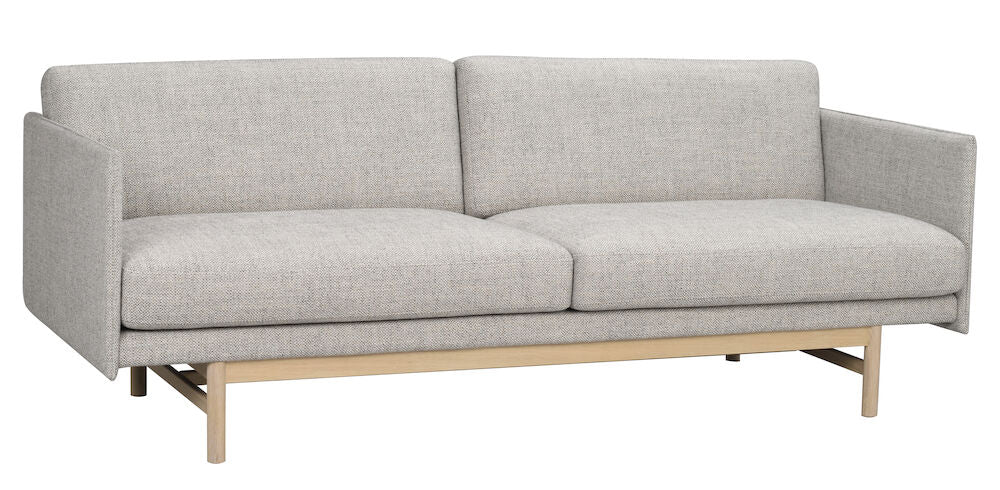 Rowico | Hammond soffa grått tyg/vitpigmenterad ek Default Title