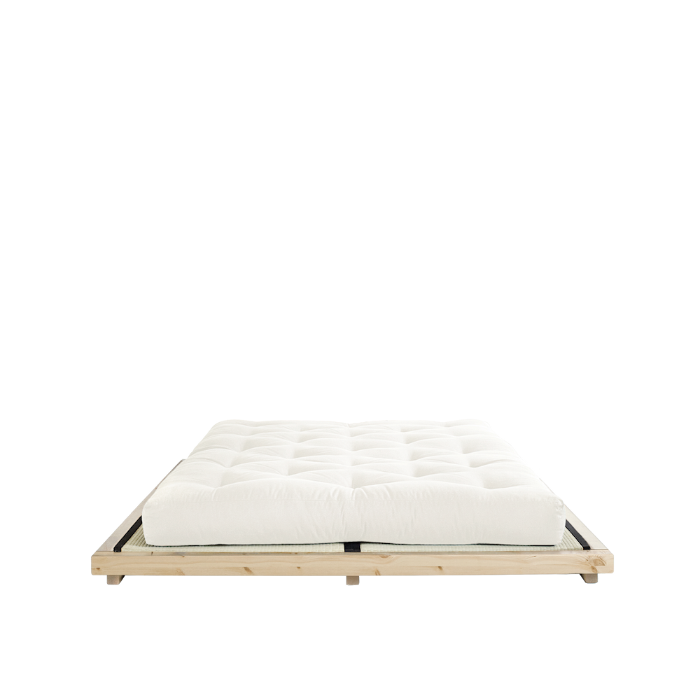 DOCK BED CLEAR LACQUERED 160 X 200-2