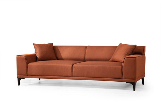 Petra 3 - Orange - 3-sæders sofa