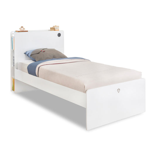 Hvid seng (120X200 ) - Enkeltseng