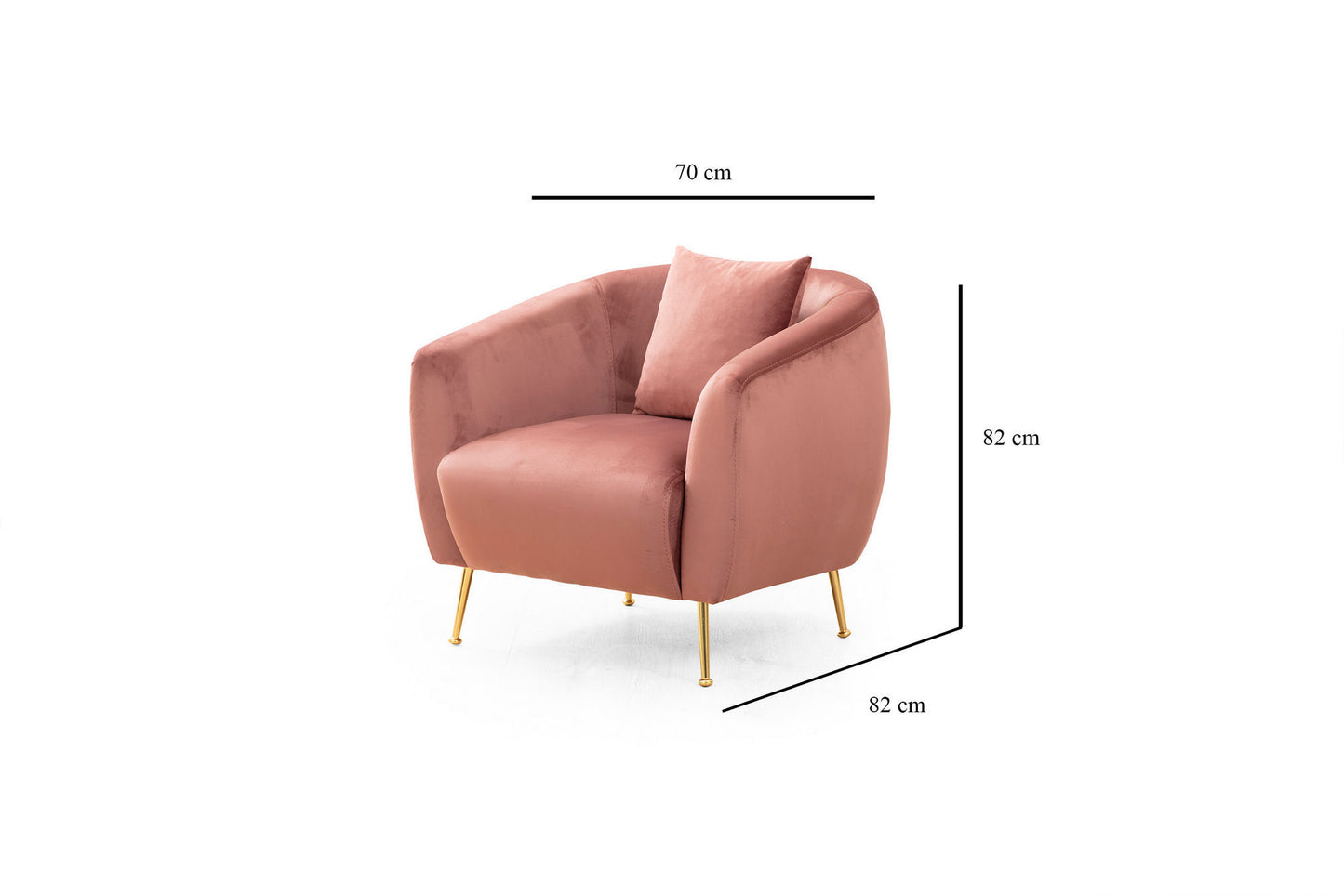 Eses - Pink - Wing Chair