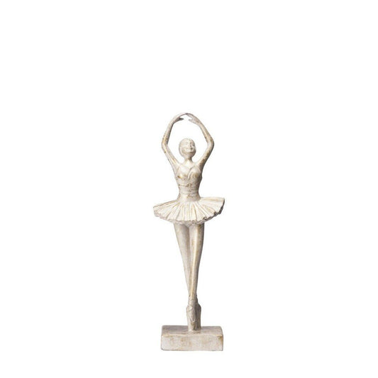 Serafina Ballerina H36 cm. antik lys guld