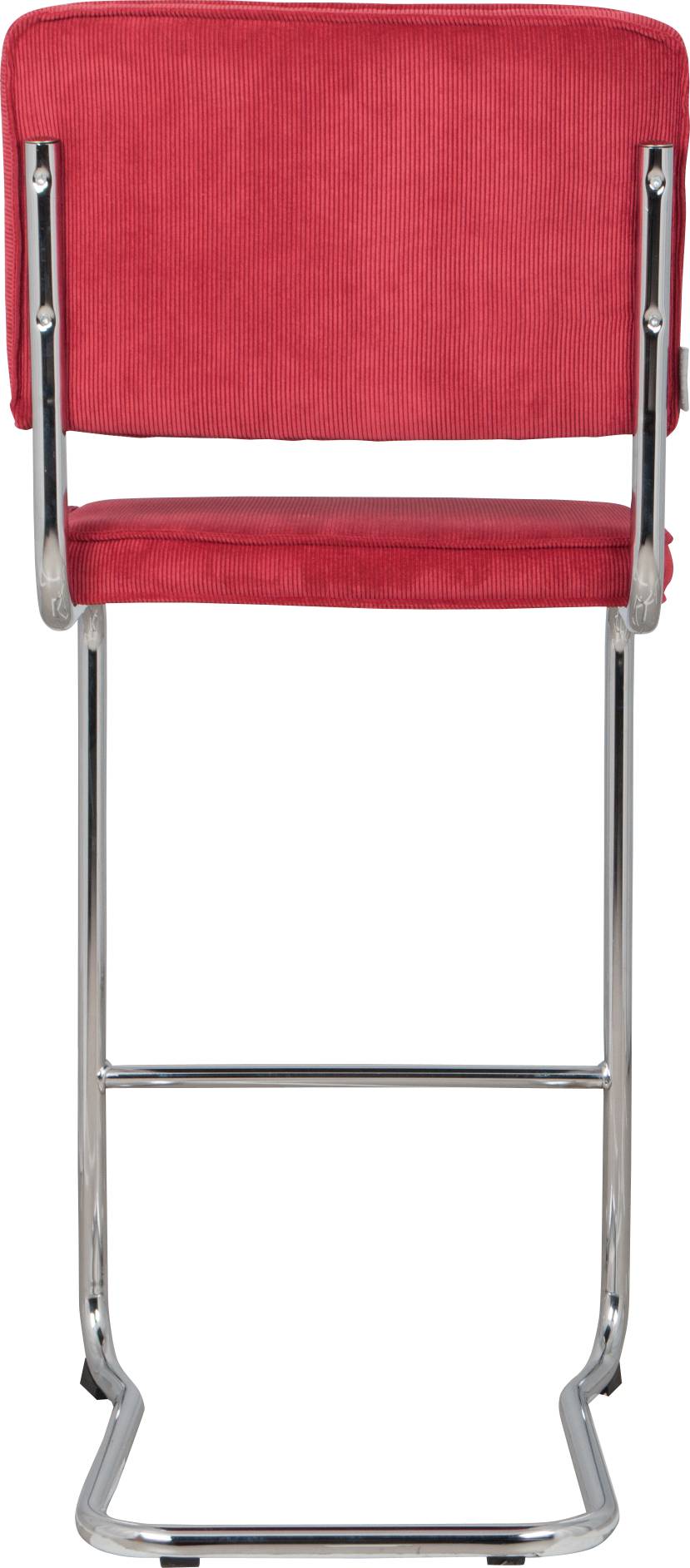 Zuiver | BARSTOOL RIDGE KINK RIB RED 21A Default Title