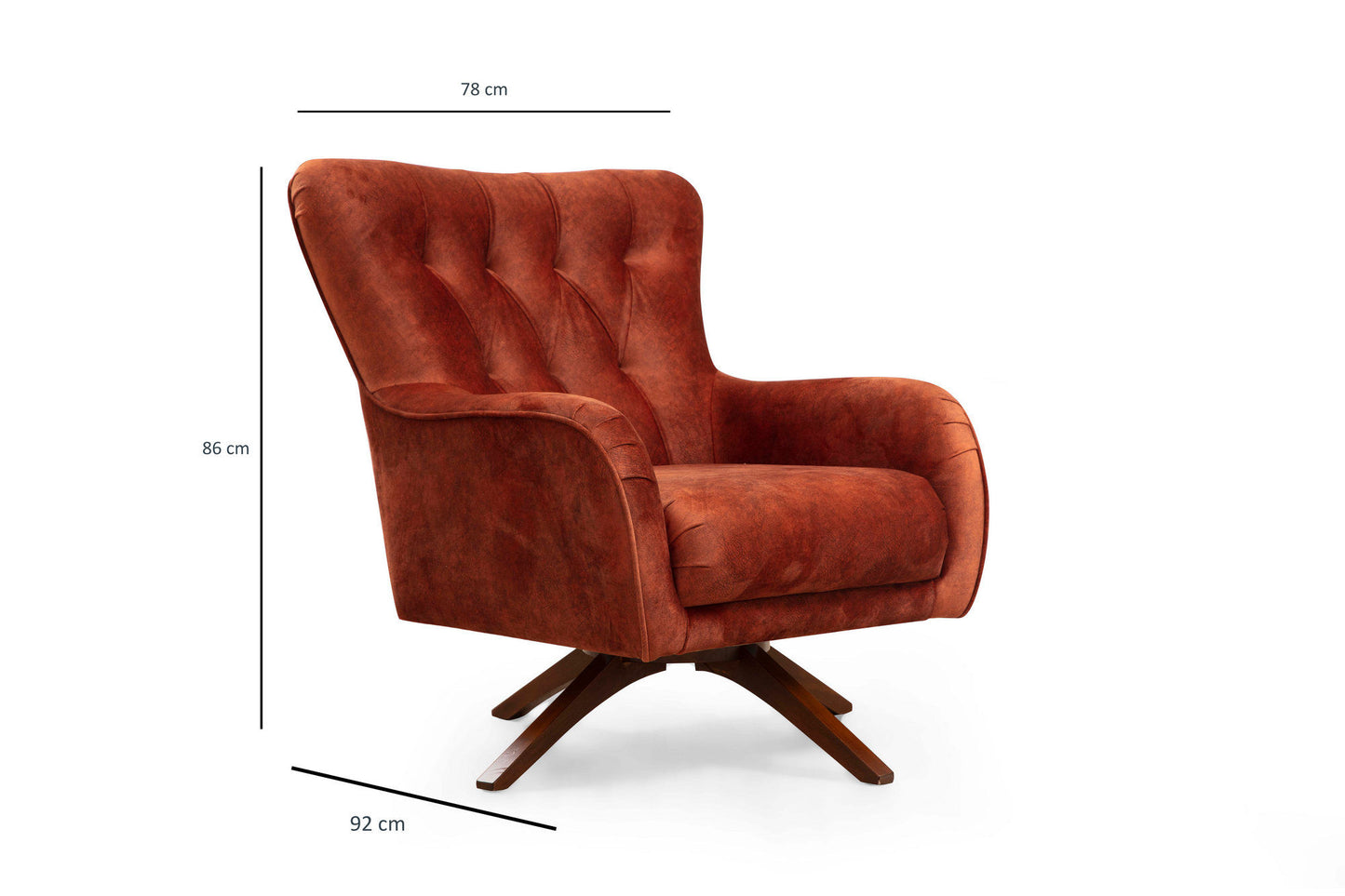 Siesta Lænestol - Orange - Wing Chair