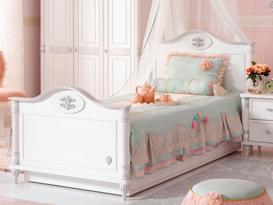 Romantisk seng (100X200) - Enkeltseng